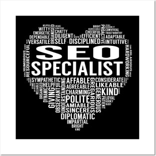 Seo Specialist Heart Posters and Art